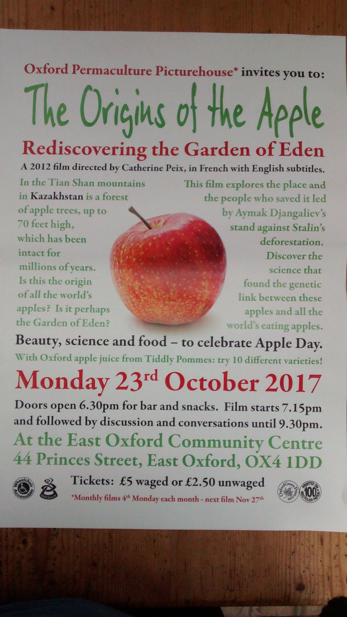 Poster for Origins of the Apple Film